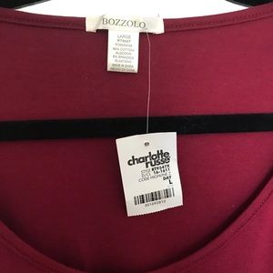 Long sleeve body suit with snaps